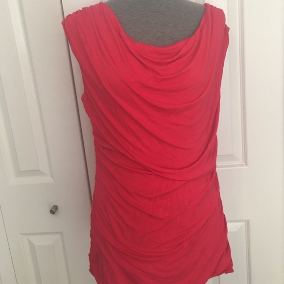 Maurices Tops - Final price! Red gathered, lined top. L